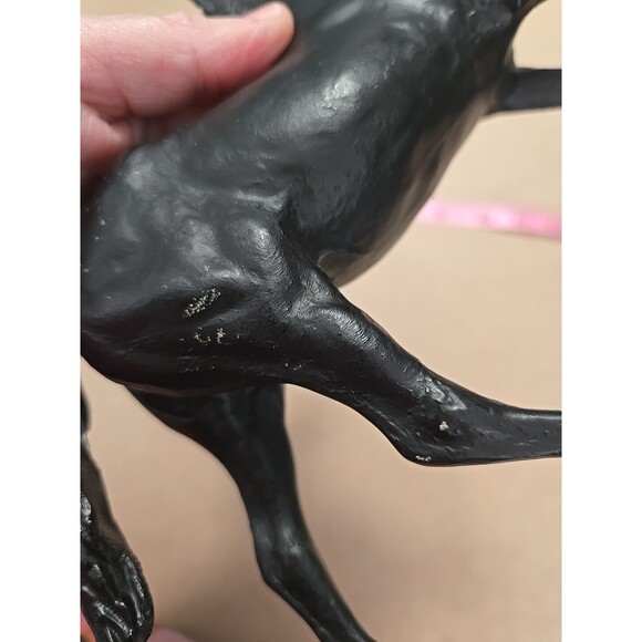 Vintage Breyer Black Horse Figurine Plastic Toy Stallion Statue Equestrian Decor - Picture 9 of 10
